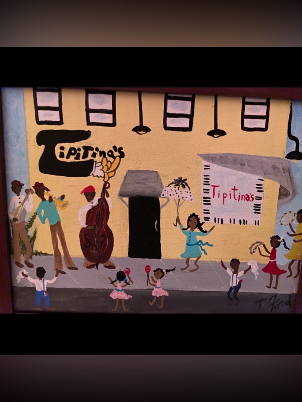 New Orleans Original folk Art painting Jazz Fest Festival Tipitina’s music dance
